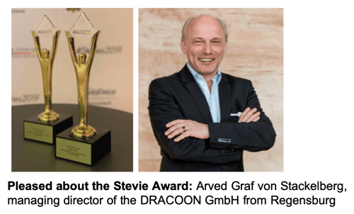 DRACOON receives two Stevie Awards