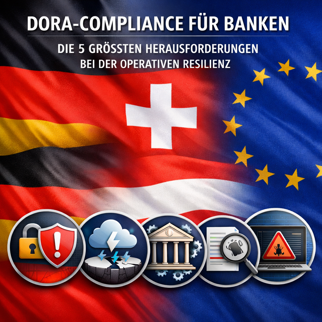 DORA-Compliance für Banken: Die 5 größten Herausforderungen bei der operativen Resilienz