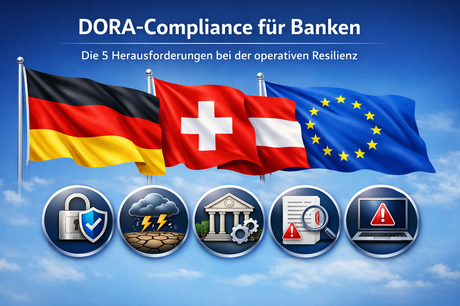 DORA-Compliance für Banken: Die 5 größten Herausforderungen bei der operativen Resilienz