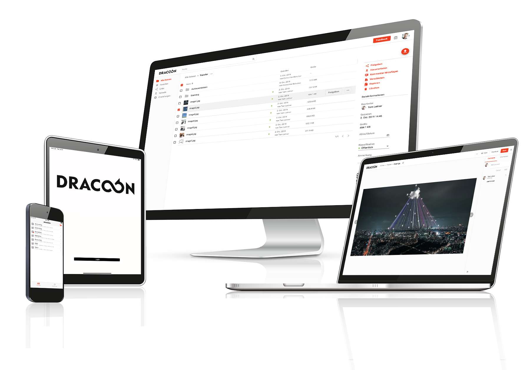 DRACOON revolutionizes its Web App